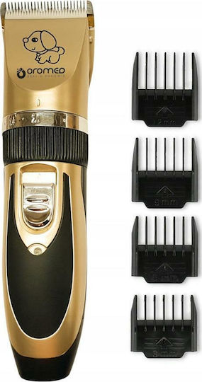 Oromed Dog Grooming Clippers Rechargeable Oromed Oro-pet Clipper Gold