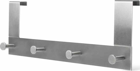 Grekon Κρεμάστρα Πόρτας 4 Θέσεων Ανοξείδωτη 40x3.5x13εκ.