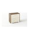 Wooden Kids Bedside Table Νο.7 Walnut-Ecru 50x34x48cm