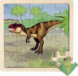 Wooden Kids Puzzle Styxosaurus 20pcs Wild Republic