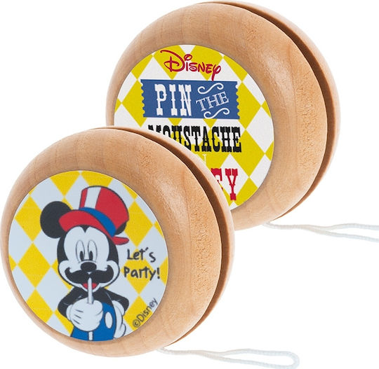 Bombonieră de Botez cu Yo-Yo Mickey din Lemn 25buc 5cm