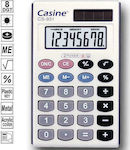 Casine Αριθμομηχανή Τσέπης CS-931 8 Ψηφίων σε Λευκό Χρώμα
