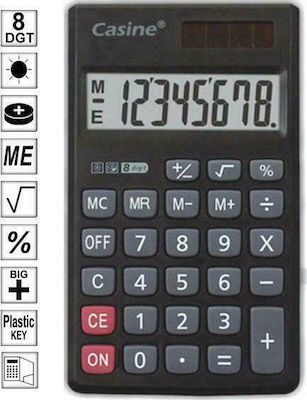 Casine CA-056 Calculator Pocket 8 Digits in Black Color