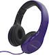 Esperanza EH138V Wired On Ear Headphones Purple