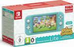 Nintendo Comutator Lite 32GB Turquoise Animal Crossing: Noi orizonturi (Pachet Oficial)