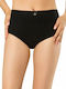 Kal-tsa Cotton High-waisted Women's Slip Black