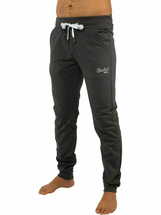 Sweatpants with Elastic Dark Grey