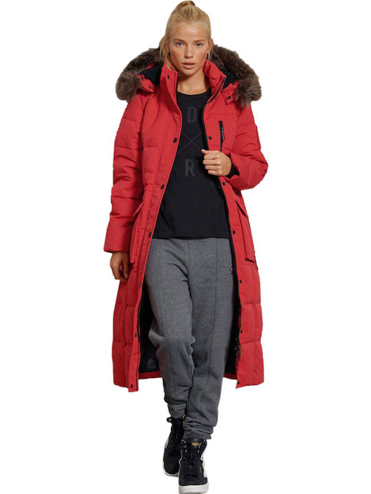 Superdry Everest Women's Long Puffer Jacket for...