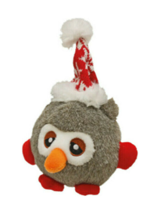 Christmas stuffed owl toy 14cm