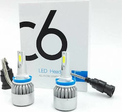 LED Headlight Kit H11 / H8 / H9 2τμχ