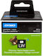 Dymo 99014 220 Self-Adhesive Label Rolls for Label Printer Black-Yellow 101x54mm 1pcs