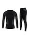 Alpinus Active Base Layer Γυναικείο Σετ Ισοθερμικών Μαύρο