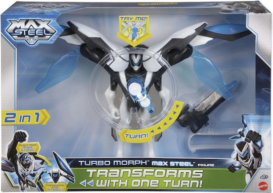 Action Figure Turbo Transformation 2 In 1 Max Steel for 4+ years old Years