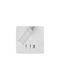 Fos me Modern Leuchte Wand mit Integrierter LED und Warmweißes Licht 14x14x8cm