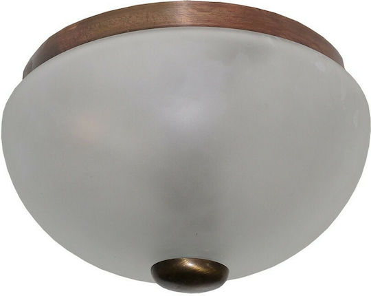 DITS Lighting Ceiling Mount Light 25cm Bronze with Socket E27