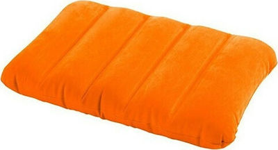 Intex Campingkissen Samtig Orange 43x28cm.