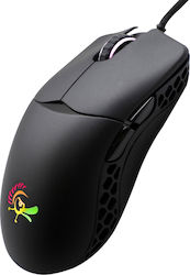 Ducky Feather RGB Gaming Gaming Maus Schwarz