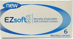 MaxVue Ezsoft2 6 Monthly Contact Lenses Hydrogel