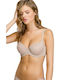 Convertible Bra with Light Padding Underwire Beige