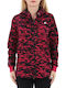 Long Women's Sweatshirt Jacket Hooded Multicolour