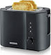Severin AT 9552 Φρυγανιέρα 2 Θέσεων 800W Μαύρη