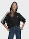 Adicolor Classics Gekürzt Damen Sweatshirt Kapuzen Schwarz