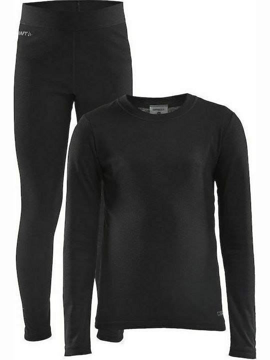 Craft Baselayer Kinder Thermoset Schwarz