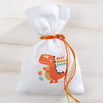 Christening Favor in Pouch Δεινόσαυρος made of Fabric 30pcs