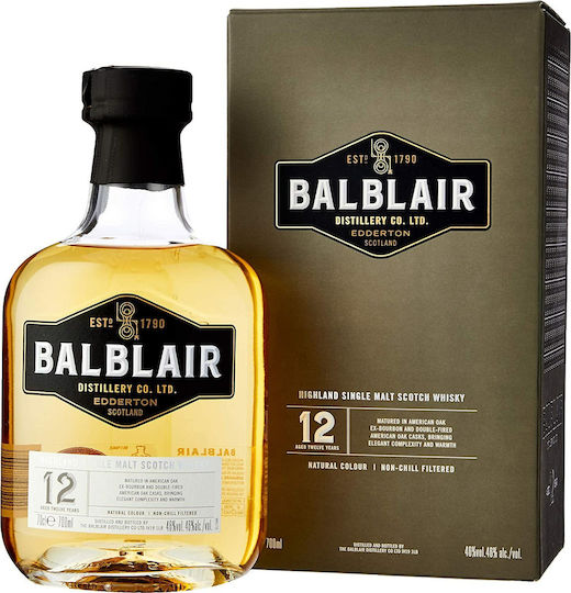 Old Highland Single Malt Ουίσκι 12 Ετών Σκωτίας 46% 700ml