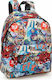 J.M Inacio School Bag Backpack Elementary, Elementary Multicolored