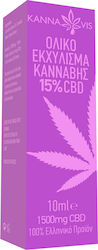 Kannavis Ολικό Εκχύλισμα Κάνναβης 1500mg 15% CBD 10ml
