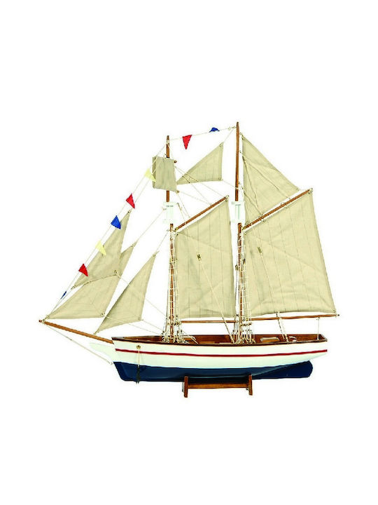 Christmas Boat Sailboat Wooden 70x64cm