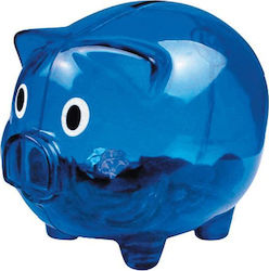 Next Γουρουνάκι Money Box Plastic Blue 12.6x10x10.1cm