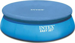 Intex Αντηλιακό Στρογγυλό Προστατευτικό Κάλυμμα Πισίνας Easy Set Διαμέτρου 366εκ.