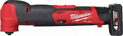 Milwaukee M12 FMT-422X Παλινδρομικό Πολυεργαλείο Brushless 12V 1x2Ah & 1x4Ah με Ρύθμιση Ταχύτητας