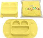 EasyTots Baby Food Plate MIni Easymat made of Silicone Yellow