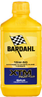 Bardahl XTM 15W-50 Συνθετικό Λάδι Μοτοσυκλέτας για Τετράχρονους Κινητήρες 1lt