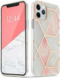 Tech-Protect Marble Back Cover Σιλικόνης Ροζ (iPhone 12 mini)