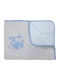 Beboulino Blanket Nursery Swaddling Blankets Dog Velvet Gray 80x90cm