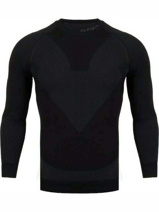 Alpinus Miyabi Edition Herren Thermo Langarmshirt Schwarz