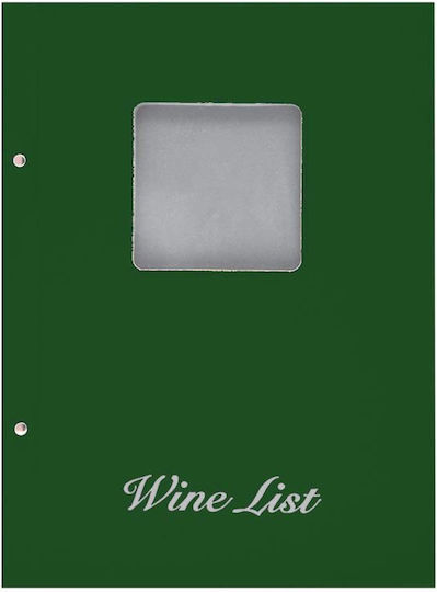 Next Weinkarte aus PU-Leder in Grün Farbe Basic
