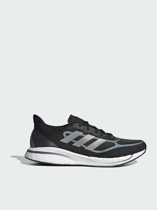 Adidas Supernova + Ανδρικά Αθλητικά Παπούτσια Running Core Black / Silver Metallic / Blue Oxide