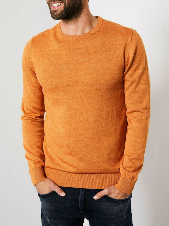 Petrol Men's Sweater M-NOOS-KWR201-2076 Orange