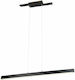 Trio Lighting Belfast Pendant Light LED Suspension Rail with Warm White Light Black