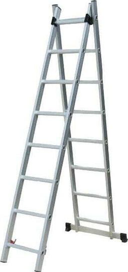 Inox Kiss Διπλή Σκάλα Αλουμινίου 2x10