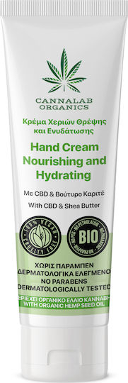 Cannalab Organics CBD & Ший масло Хидратиращ крем за ръце 50мл