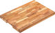 vidaXL Suprafață de Tăiere Lemnoasă Maro 50x35cm 1buc