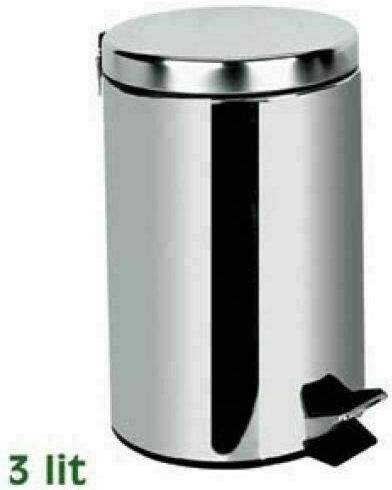 Gloria Junior 12-0334 Inox Perie de toaletă 3lt Argintiu