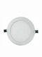 Ledvance Στρογγυλό Χωνευτό LED Panel 17W με Φυσικό Λευκό Φως 4000K 19.2εκ.