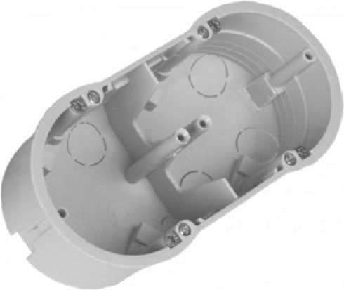 Dabler Flush Electrical Box Branching for Drywall Switch 2 Positions in Gray Color